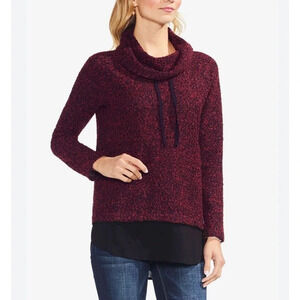 Vince Camuto Drawstring Cowl Neck Sweater Size‎ Small